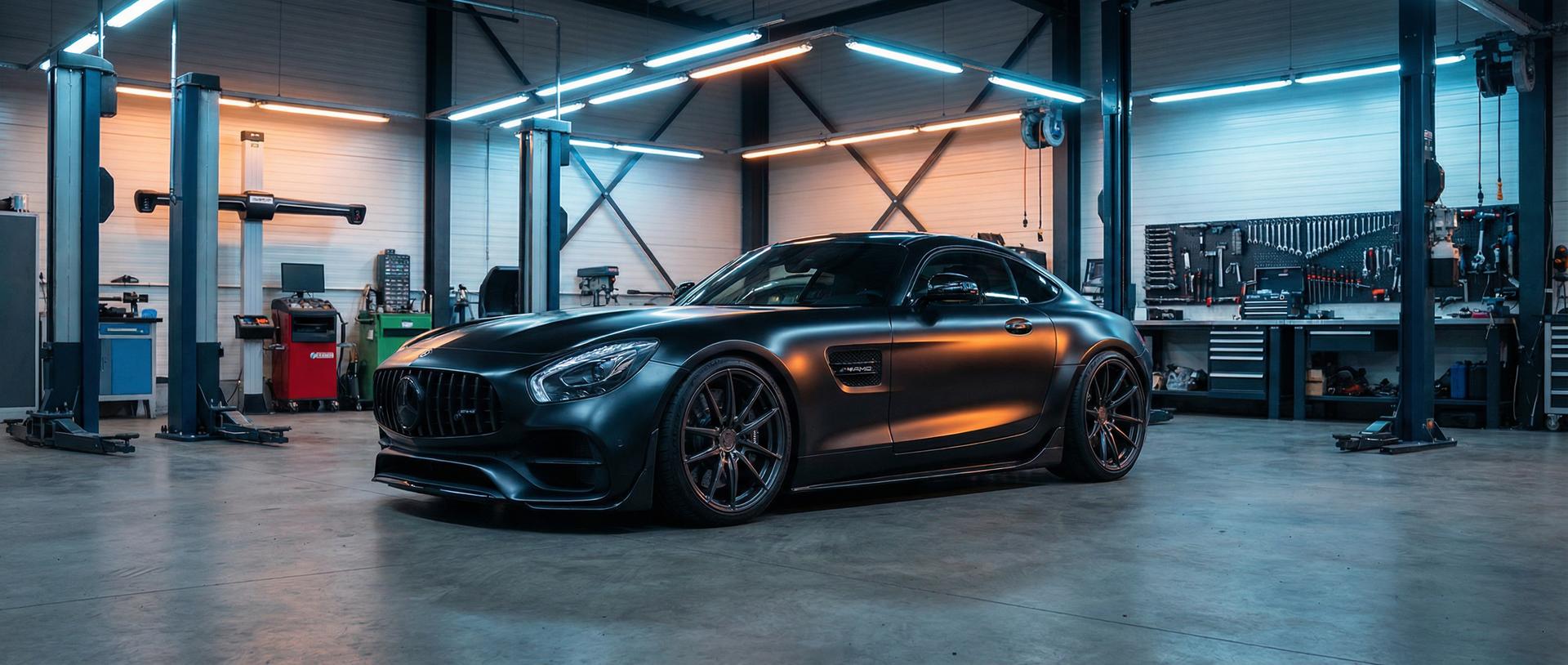 黑料视频 AMG GT改装车间视频